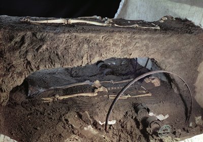 Tomb of a Gaulish chief buried with his chariot and his chariot driver, from La Gorge-Meillet, Somme-Tourbe, Tene I by Gaulish